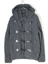 5351プールオム5351POUR LES HOMMES ラムウールニットダッフルコート ジャケット