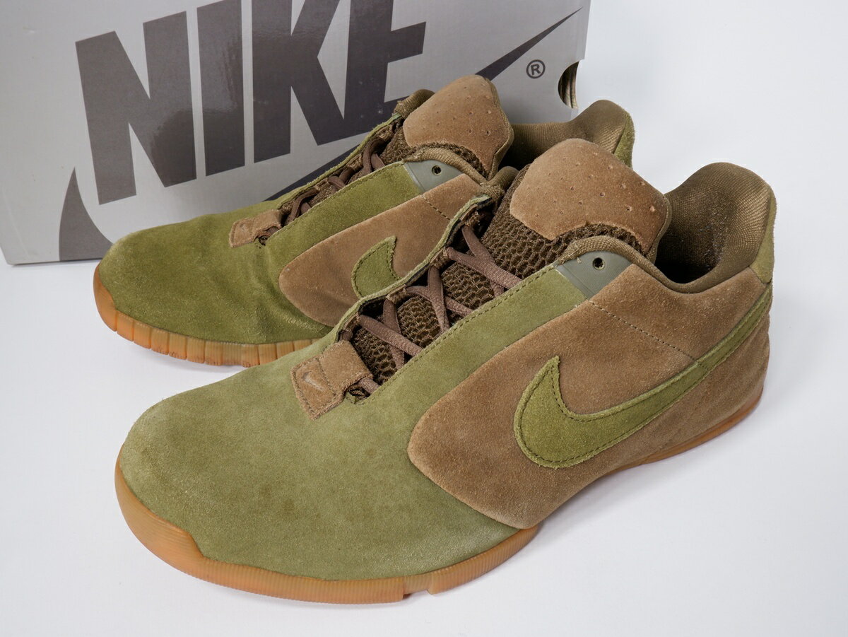 NIKEナイキ 2003年製 ZOOM AIR URL 305997 331【MFWA80603】【Oil Green】【US12(30cm)】【中古】【沖縄.離島以外 送料無料】【DM260217】