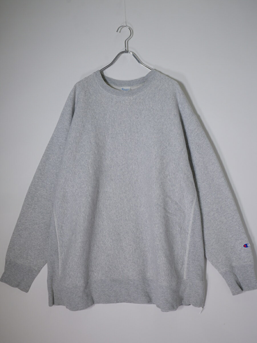 Championチャンピオン BEAMSビームス × MIN-NANOミンナノ SWEATSHIRT C8-U028リバースウィーブ スウェット 【MTSA81703】【グレー】【XXL】【中古】【沖縄.離島以外 送料無料】【DM260428】