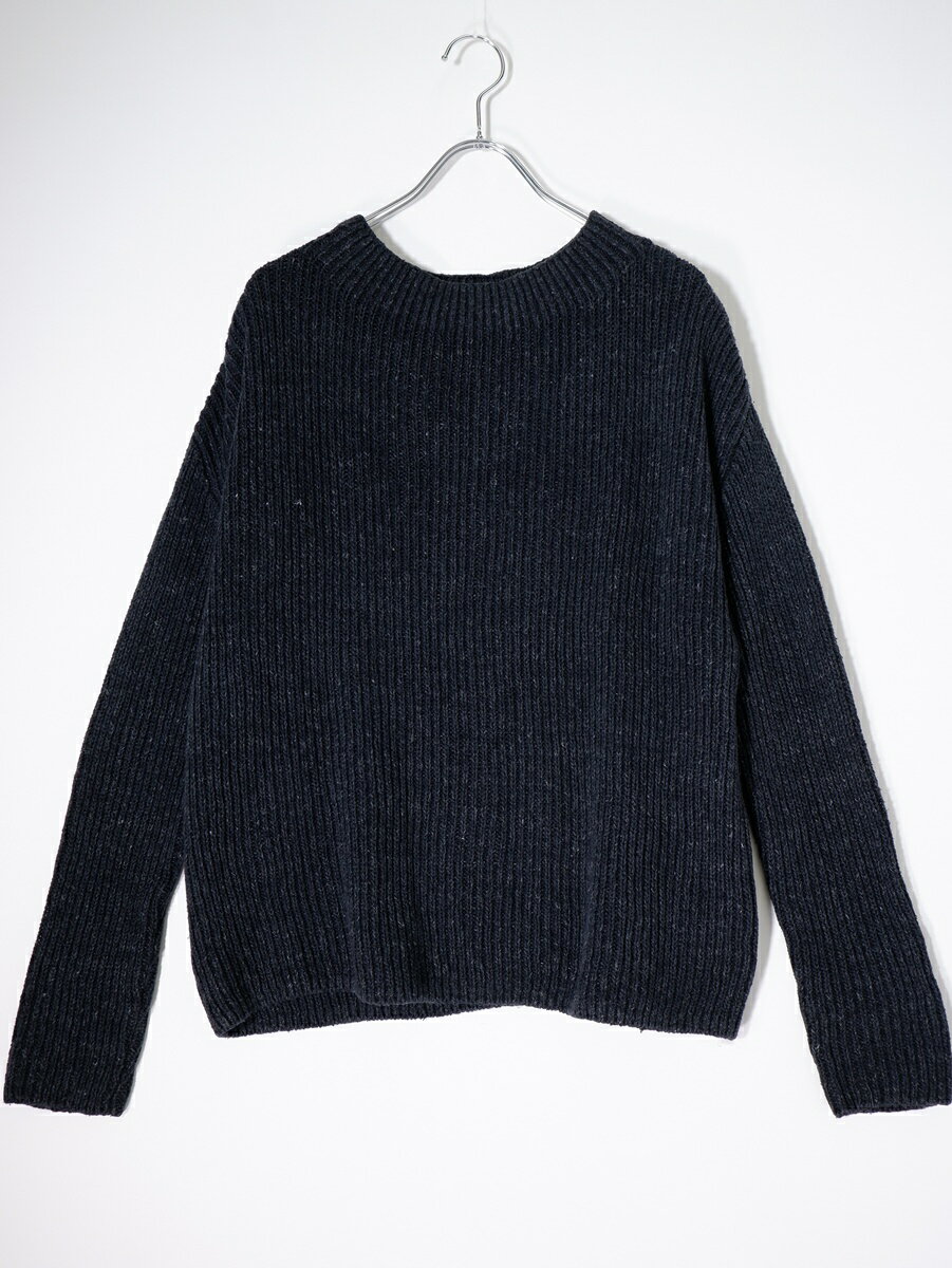 アパルトモン ボートネック　ニット ウール　ブラック　プルオーバー セール】CNラクーンコンボートネックプルオーバーニット≪追加2