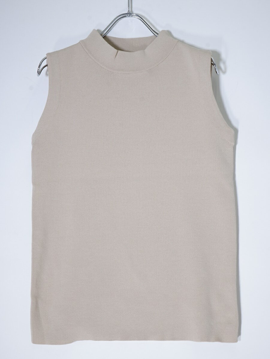 STYLE DELIスタイルデリ 2023SS LUXE ソウバリハイネックノースリトップス【LKNA73306】【グレイッシュ..