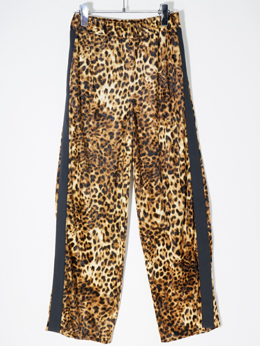 LisiereアパルトモンL'Appartement 2021AW Leopard Side Line Pantsレオパードサイドラインパンツ新品【LPTA68306】【ブラウン】【34】【未使用】【2点以上同時購入で送料無料】【DM220602】