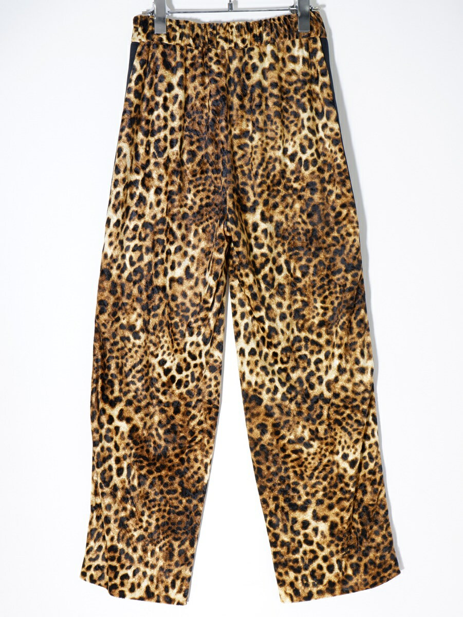 LisiereアパルトモンL'Appartement 2021AW Leopard Side Line Pantsレオパードサイドラインパンツ新品【LPTA68306】【ブラウン】【34】【未使用】【2点以上同時購入で送料無料】【DM220602】