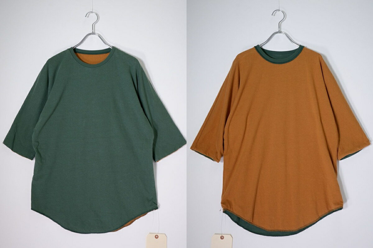Rakuten - JACKSON MATISSEジャクソンマティス 2026SS Reversible T-shirtリバーシブルTシャツ新品【MTSA82006】【グリーン|ブラウン】【M】【未使用】【沖縄.離島以外 送料無料】【DM260507】