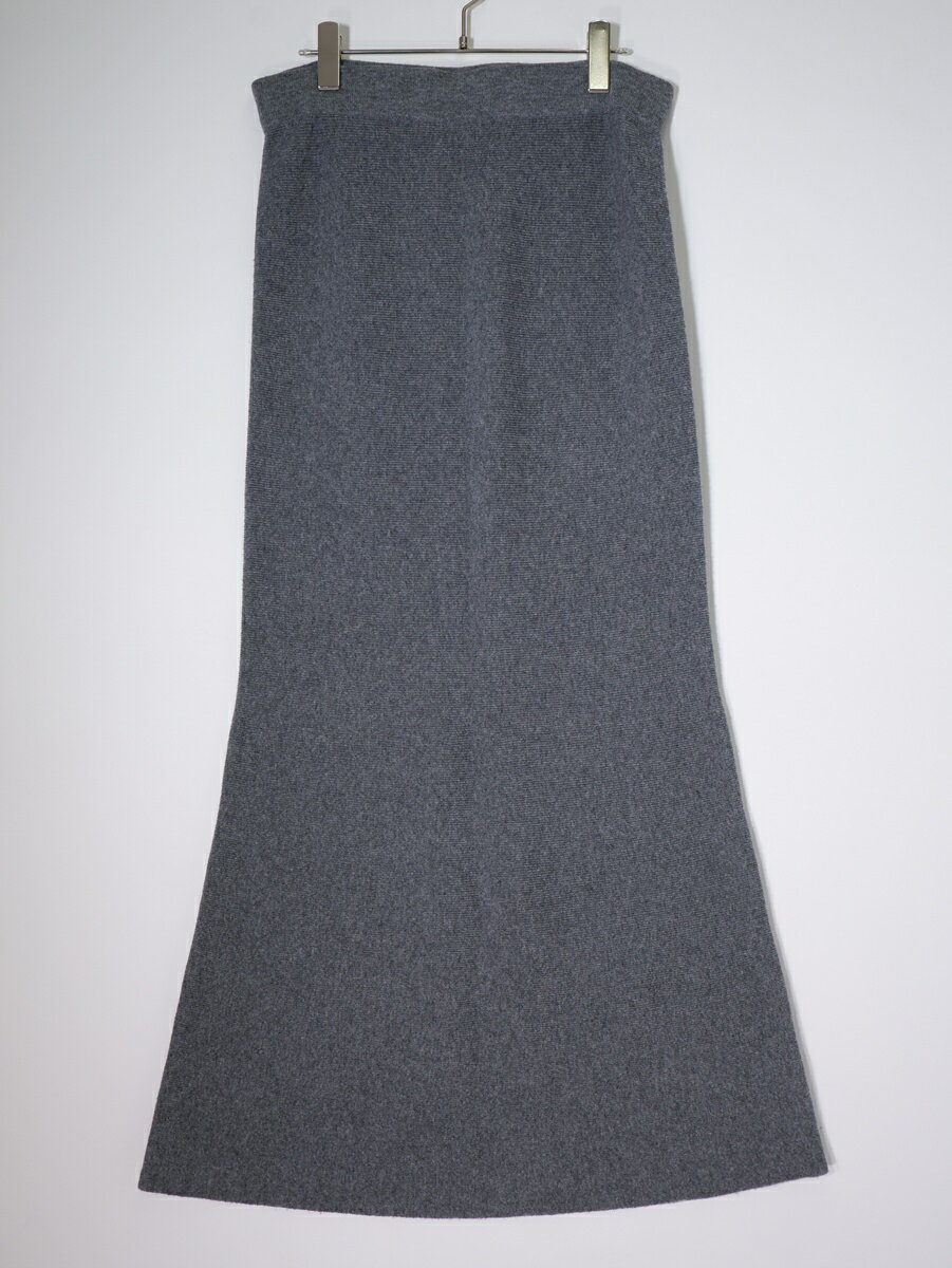 Rakuten - MUSE de Deuxieme Classeミューズ ドゥ ドゥーズィエムクラス 2023AW wool cashmereスカート ウールカシミヤマーメイドニットスカート【LSKA81907】【グレー】【36】【中古】【沖縄.離島以外 送料無料】【DM260519】