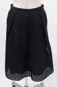 MUSE Deuxieme Classeドゥーズィエムクラス テープメッシュボリュームスカート【LSKA43608】【ブラック】【36】【中古】【沖縄.離島以外 送料無料】【DM170823】