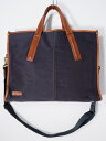 Paul Smithポールスミス ナイロン×レザー 2WAYビジネスバッグ ブリーフケース【MBGA76308】【ネイビー|ブラウン】【-】【中古】【沖縄.離島以外 送料無料】【DM241120】(4)
