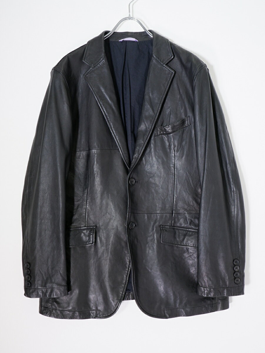 Rakuten - PAUL SMITH LONDONポールスミス ロンドン 羊革ラムレザー2Bテーラードジャケット【MJKA82308】【ブラック】【M2】【中古】【沖縄.離島以外 送料無料】【DM260602】
