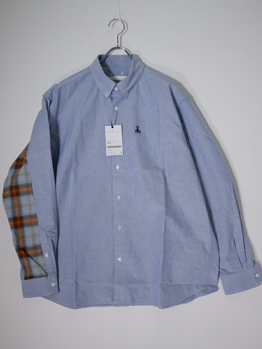 Rakuten - SOPHNET.ソフネット 2026SS CHECK PANELED B.D SHIRTボタンダウンシャツSPNT-260002新品【MSHA81409】【NAVY】【3(L)】【未使用】【沖縄.離島以外 送料無料】【DM260407】
