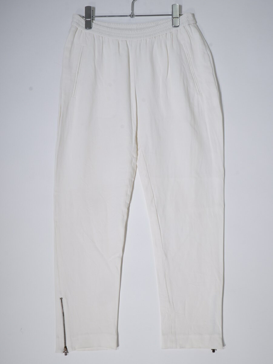 STELLA McCARTNEYステラマッカートニー 2020 裾ジップ イージーパンツ【LPTA73310】【ホワイト】【40】【中古】【沖縄.離島以外 送料無料】【DM231120】