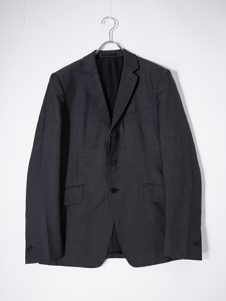 REATS TAILOR ZAZOUSリーツテイラーザズー イタリアREDA社SUPER100'Sウール モッズスーツ セットアップ ジャケットパンツ【MSTA79410】【チャコール】【38】【中古】【沖縄.離島以外 送料無料】【DM250915】