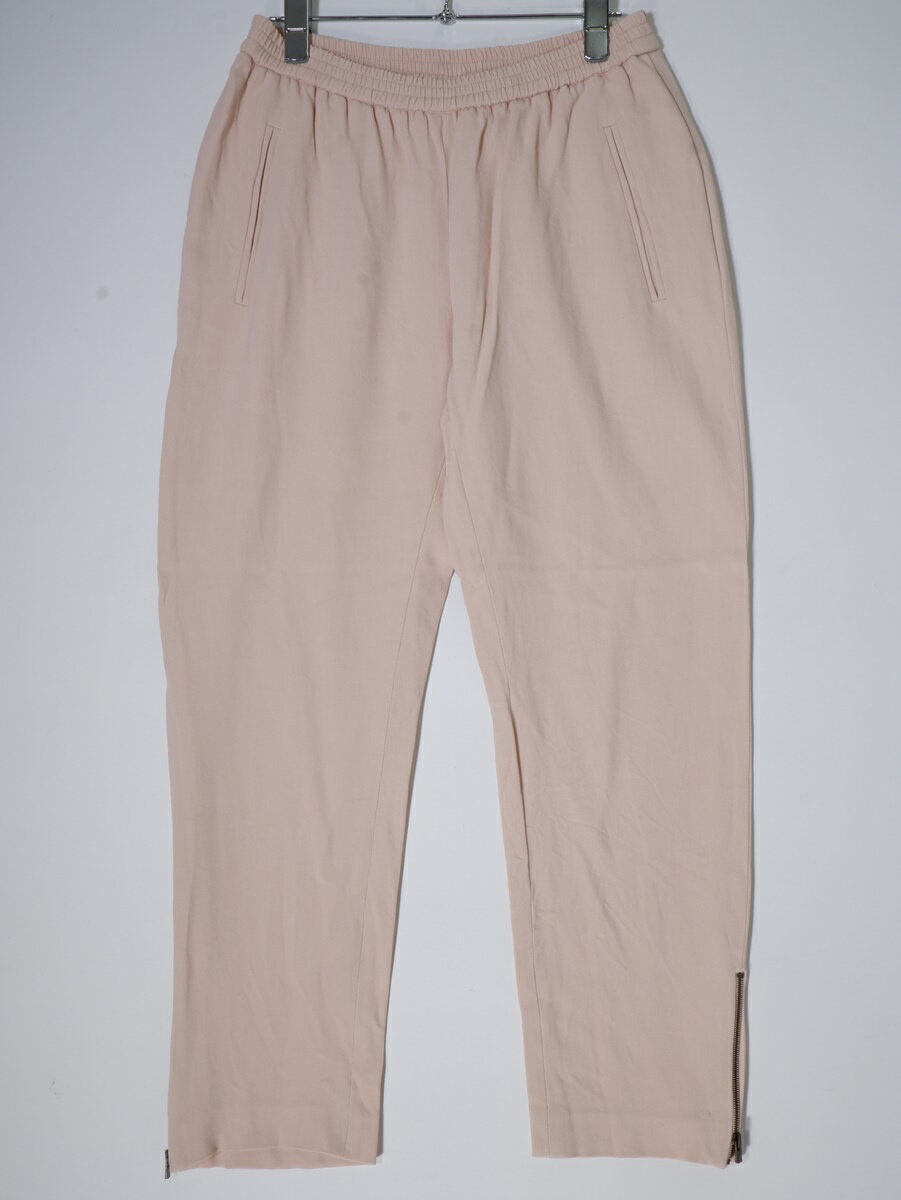STELLA McCARTNEYステラマッカートニー 2018 裾ジップ イージーパンツ【LPTA73311】【ピンク】【40】【中古】【沖縄.離島以外 送料無料】【DM231120】