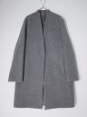 L'Appartementアパルトモン 2021AW No collar chester COAT(ノーカラーチェスターコート)【LCTA78112】【グレー】【38】【中古】【沖縄.離島以外 送料無料】【DM250513】