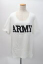 NLSTエヌリスト ドゥーズィエムクラス購入Army Tee Tシャツ【LTSA57812】【白】【フリー】【中古】【2点以上同時購入で送料無料】【DM200523】