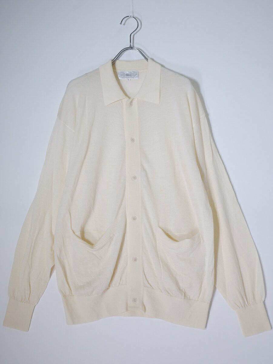 Rakuten - FOLLフォル ジャーナルスタンダード購入2025SS washable wool knit shirtウールニットシャツ【MKNA81112】【オフホワイト】【2】【中古】【沖縄.離島以外 送料無料】【DM260331】