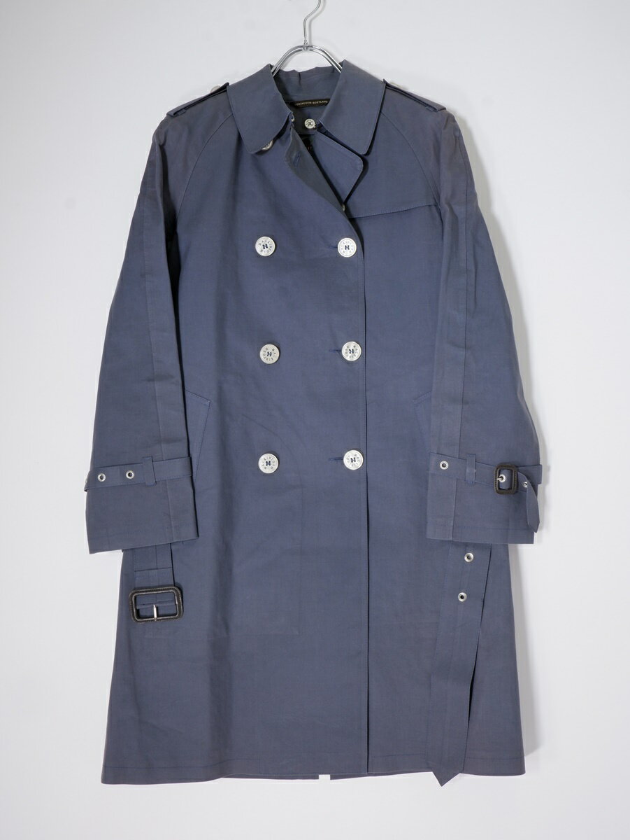 美品　マッキントッシュ　ゴム引き　スプリングコート ウィメンズ COLLIN - ゴム引き クロップドスリーブコート