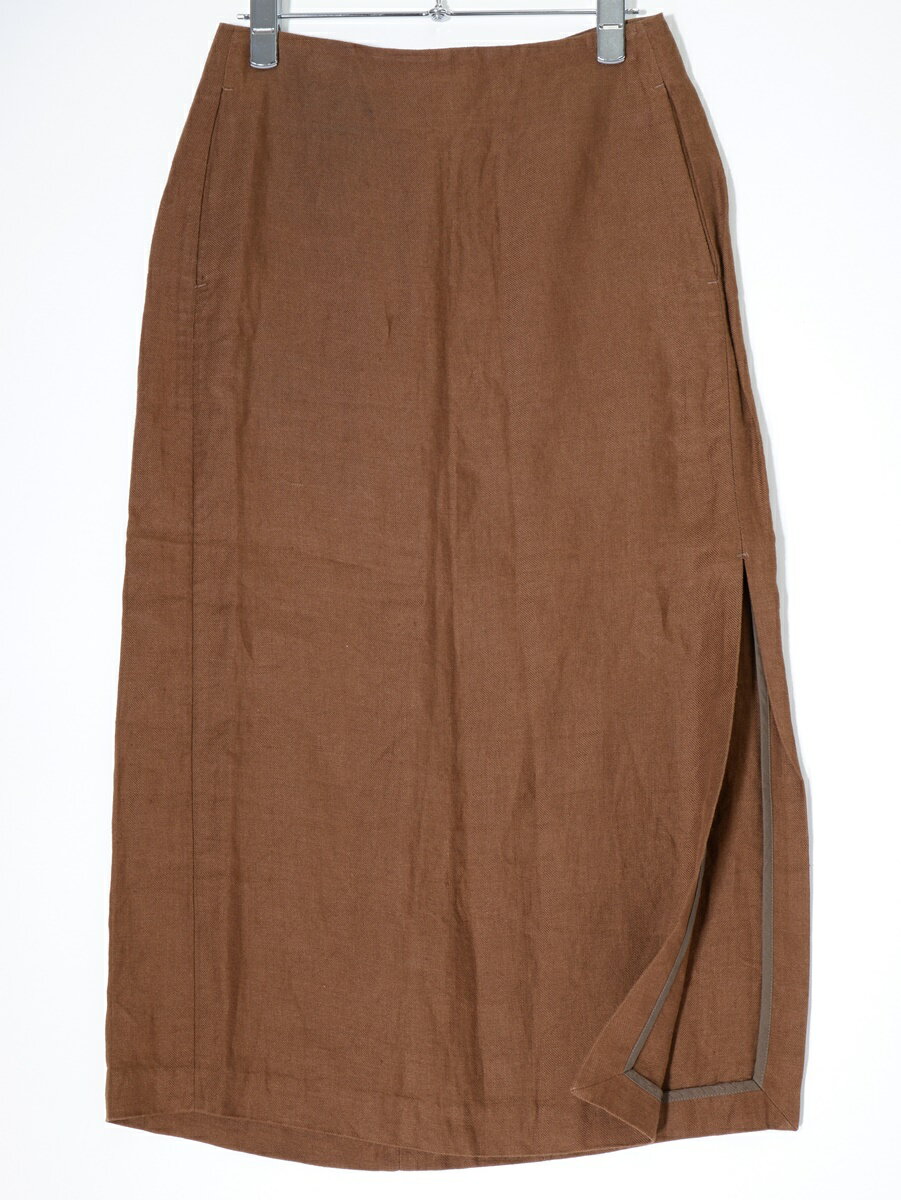 AURALEEI[[ LINEN GABARDINE SLIT SKIRTlMoWXbgXJ[gyLSKA71613zyBROWNzy0zyÁzy.ȊO zyDM230530z