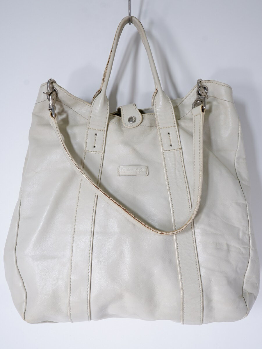 Daniel&Bobダニエル&ボブ CULODOROクロドーロ RODIロディ 2wayレザーショルダーバッグ【MBGA77813】【オフホワイト】【-】【中古】【沖縄.離島以外 送料無料】【DM250422】