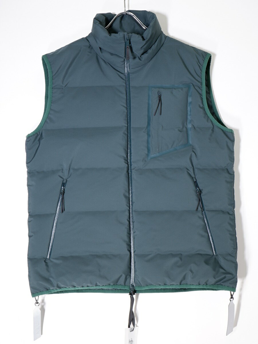 アイテム説明 ブランド BLAESTブラスト アイテム 2022AW MEN ULTRASONIC VESTダウンベスト新品 サイズ L　肩幅約49cm/身幅約58cm/着丈約72cm カラー GREEN GABLES 素材 不明 状態 S:未使用（特記事項:品質タグなし。展示品。） コメント 【素材感】リップストップ調のポリナイロン地【透け感】なし【裏地】あり【ストレッチ】なし【開閉デザイン】ダブルジップ【付属品（取り外し可）】なし【商品情報】2022AWアイテム。 商品番号 MJKA70113 表示番号 DM221214