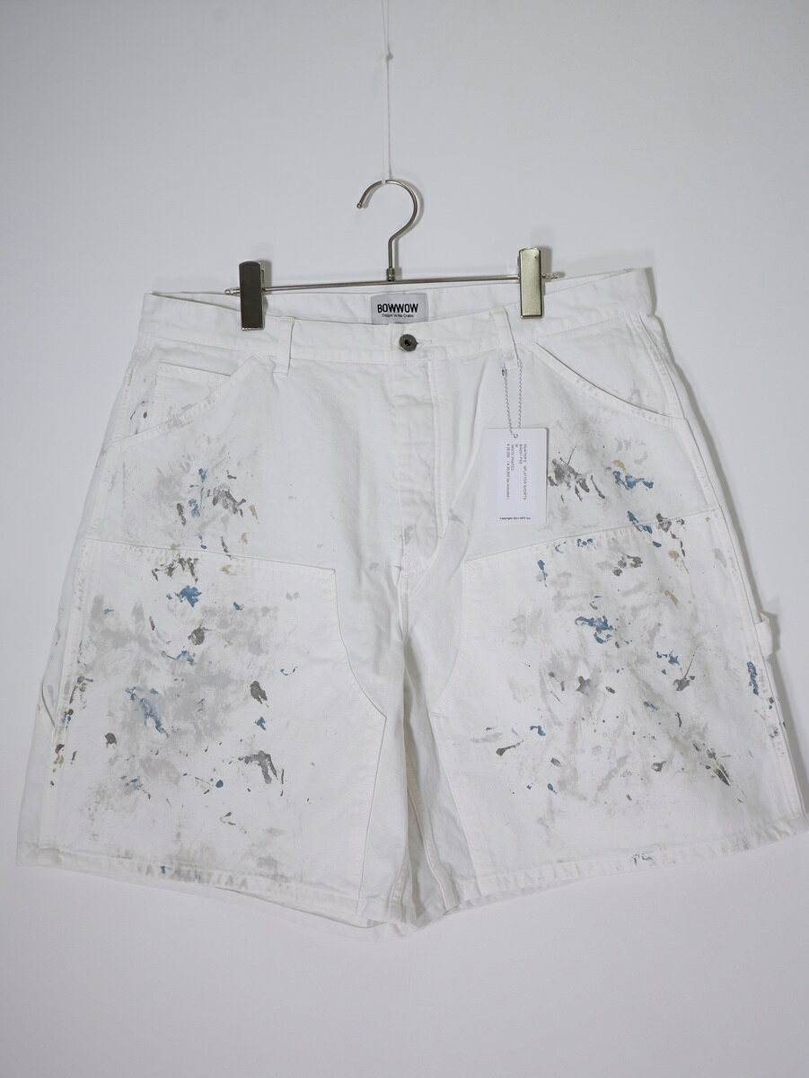 BOWWOWバウワウ 2025SS PAINTER'S SPLATTER SHORTSペインターズ スプラッター ショーツ ショートパンツ