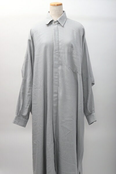 Rakuten - MARRAKSHILIFEマラケッシュライフ 2018SS OVERSIZE SHIRT DRESSオーバーサイズシャツドレス【LOPA57515】【グレー】【0】【中古】【沖縄.離島以外 送料無料】【DM200328】
