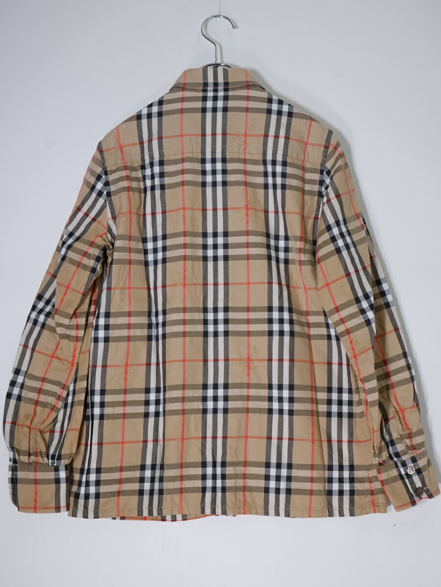 Burberry'sバーバリーズ Vintage シャドービッグホースマークロゴ ノバチェック長...