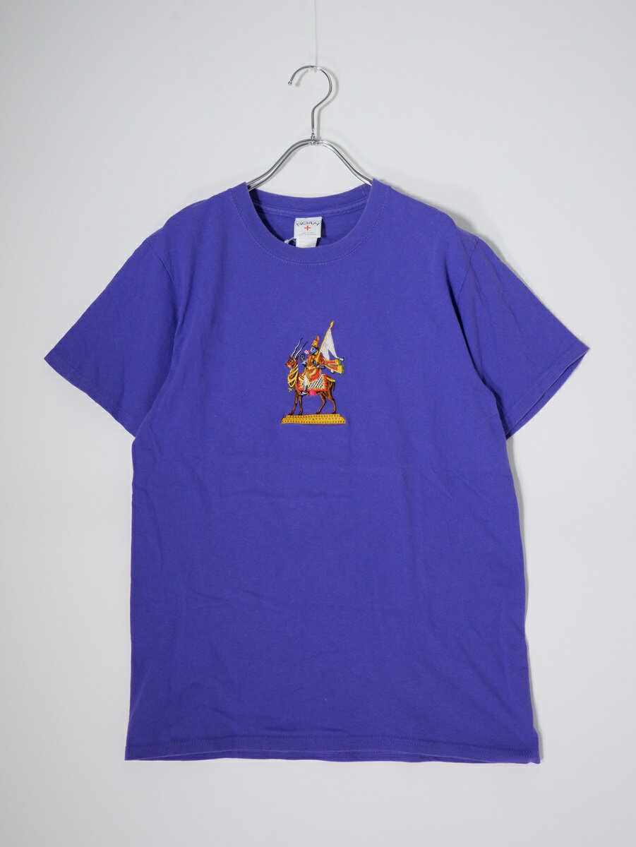 NOAHノア Purple Holy Mountain 刺繍TシャツXS【LTSA81116】【パープル】【XS】【中古】【沖縄.離島以外 送料無料】【DM260303】