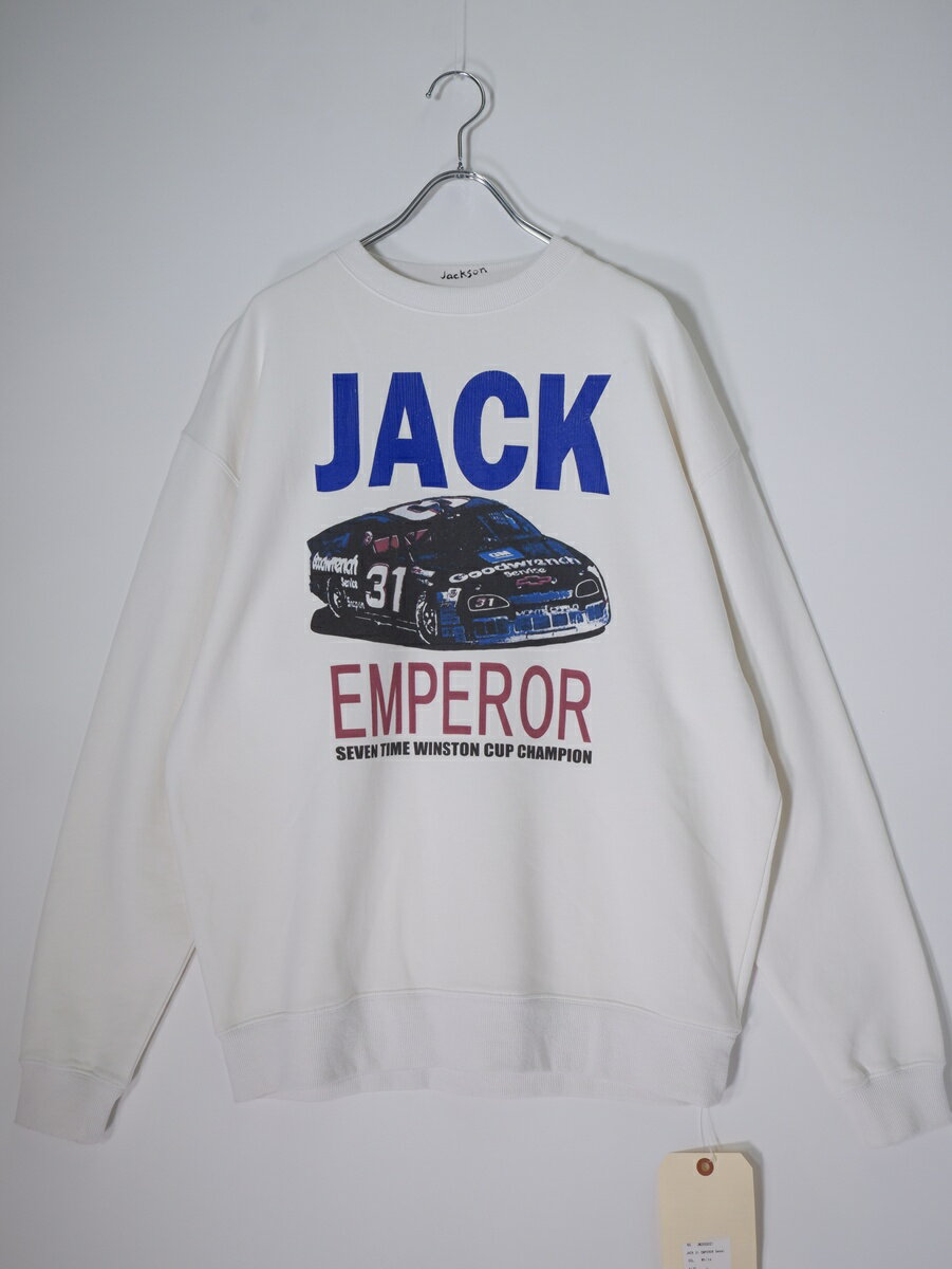 Rakuten - JACKSON MATISSEジャクソンマティス 2026SS JACK 31 EMPEROR Sweatスウェット新品【MTSA82017】【ホワイト】【L】【未使用】【沖縄.離島以外 送料無料】【DM260507】