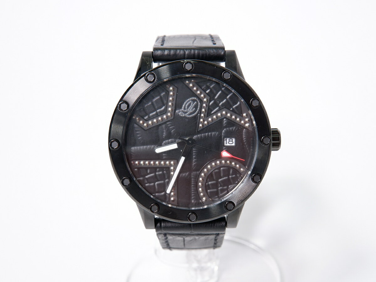 ANGEL CLOVERエンジェルクローバー (電池交換済) ×DRESSCAMPドレスキャンプ SEA CRUISE腕時計 SC42DCBB【MWWA81017】【ブラック】【-】【中古】【沖縄.離島以外 送料無料】【DM260303】