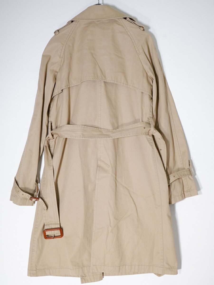Deuxieme Classeドゥーズィエムクラス GENTLE WOMANコットンギャバトレンチコート【LCTA65919】【ベージュ】【36】【中古】【沖縄.離島以外 送料無料】【DM211104】