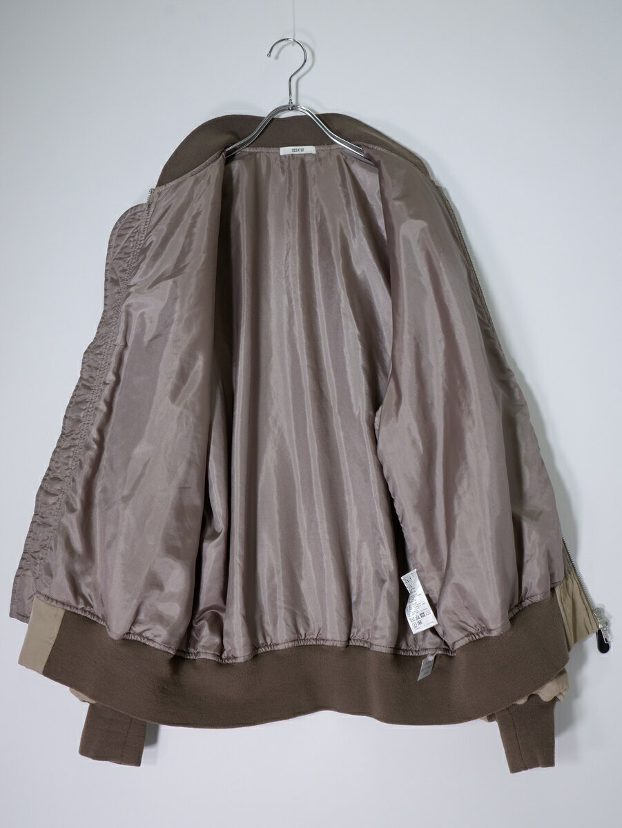 AP STUDIOエーピー ストゥディオL'Appartementアパルトモン 2022AW SCENTOF レーヨンコットンMA-1 中綿ブルゾン【LJKA80019】【ベージュカーキ系】【フリー】【中古】【沖縄.離島以外 送料無料】【DM251118 】