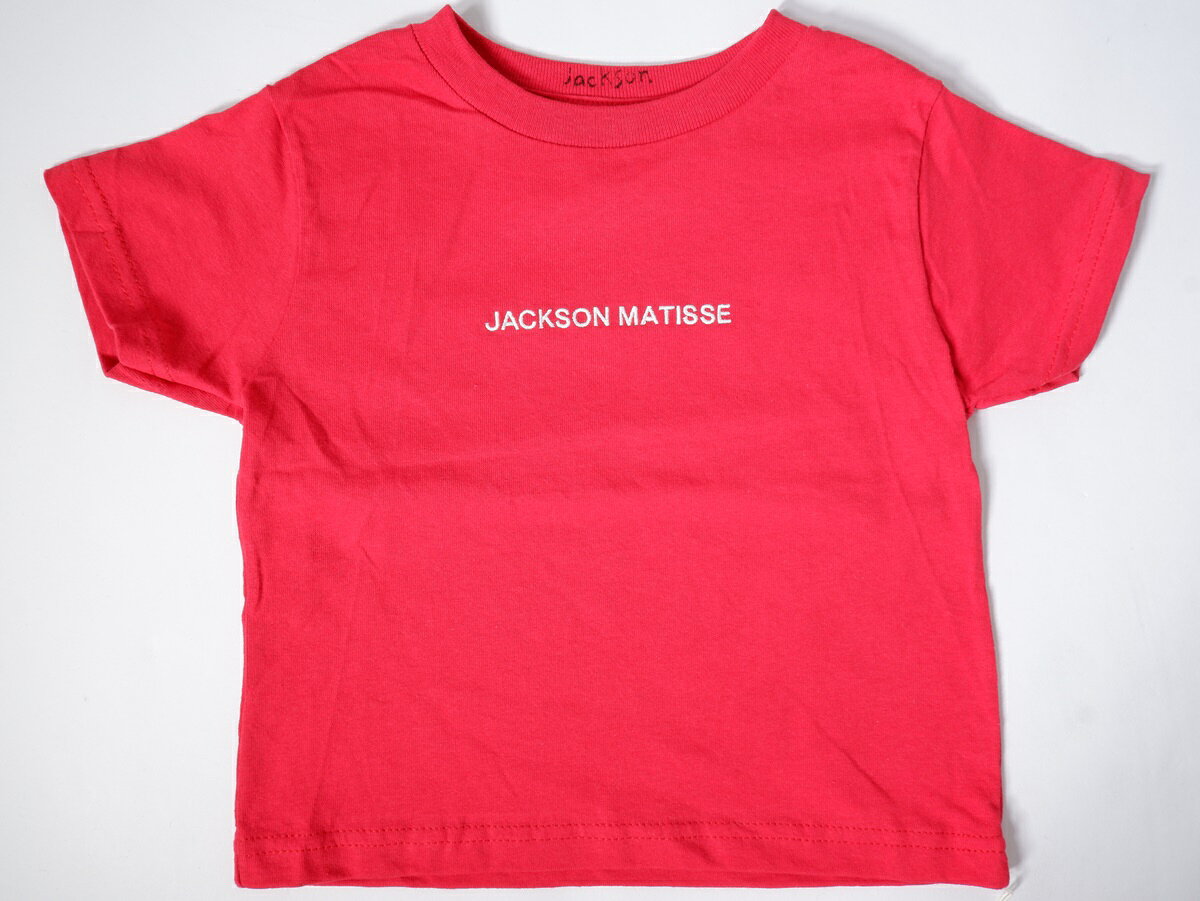 Rakuten - ジャクソンマティスJACKSON MATISSE 2018AW子供服キッズ ロゴ刺繍Tシャツ新品【MTSA51819】【赤】【4T(kids)】【未使用】【沖縄.離島以外 送料無料】【DM220727】