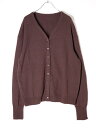 Plageプラージュ 2019AW MERINOS EXTRAFINE Vネックカーディガン【LKNA68220】【ダークブラウン系】【フリー】【中古】【沖縄.離島以外 送料無料】【DM230207】