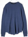 SOPHNET.ソフネット 2017AW WAFFLE LONG SLEEVE CUT&SEWNワッフル長袖カットソー(サーマル)【MTSA66121】【ネイビー】【S】【DM211117】【沖縄.離島以外 送料無料】【DM230207】