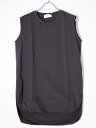 1er Arrondissement/プルミエアロンディスモン B1022AUB211サイドスリット ノースリTシャツ【LTSA74622】【墨黒系】【フリー】【中古】【沖縄.離島以外 送料無料】【DM240404】