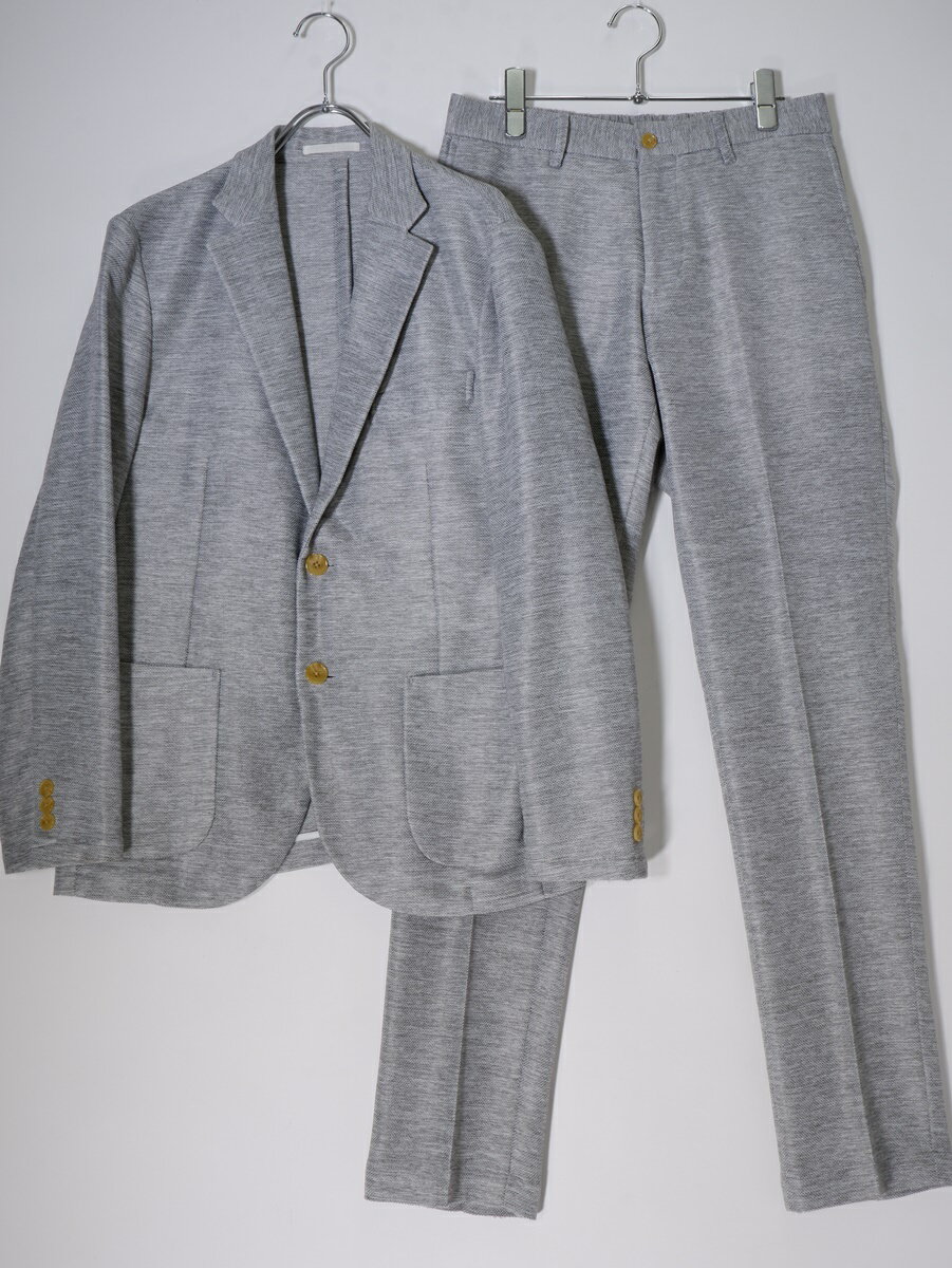 MACKINTOSH PHILOSOPHY/マッキントッシュ フィロソフィー TROTTER　杢カラミ セットアップスーツ ジャケットパンツ【MSTA73722】【グレー】【38R|38】【中古】【沖縄.離島以外 送料無料】【DM240101】