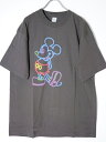 ジャクソンマティスJACKSON MATISSE 2020AW ×Disneyディズニー ネオン ミッキーマウスTシャツ新品