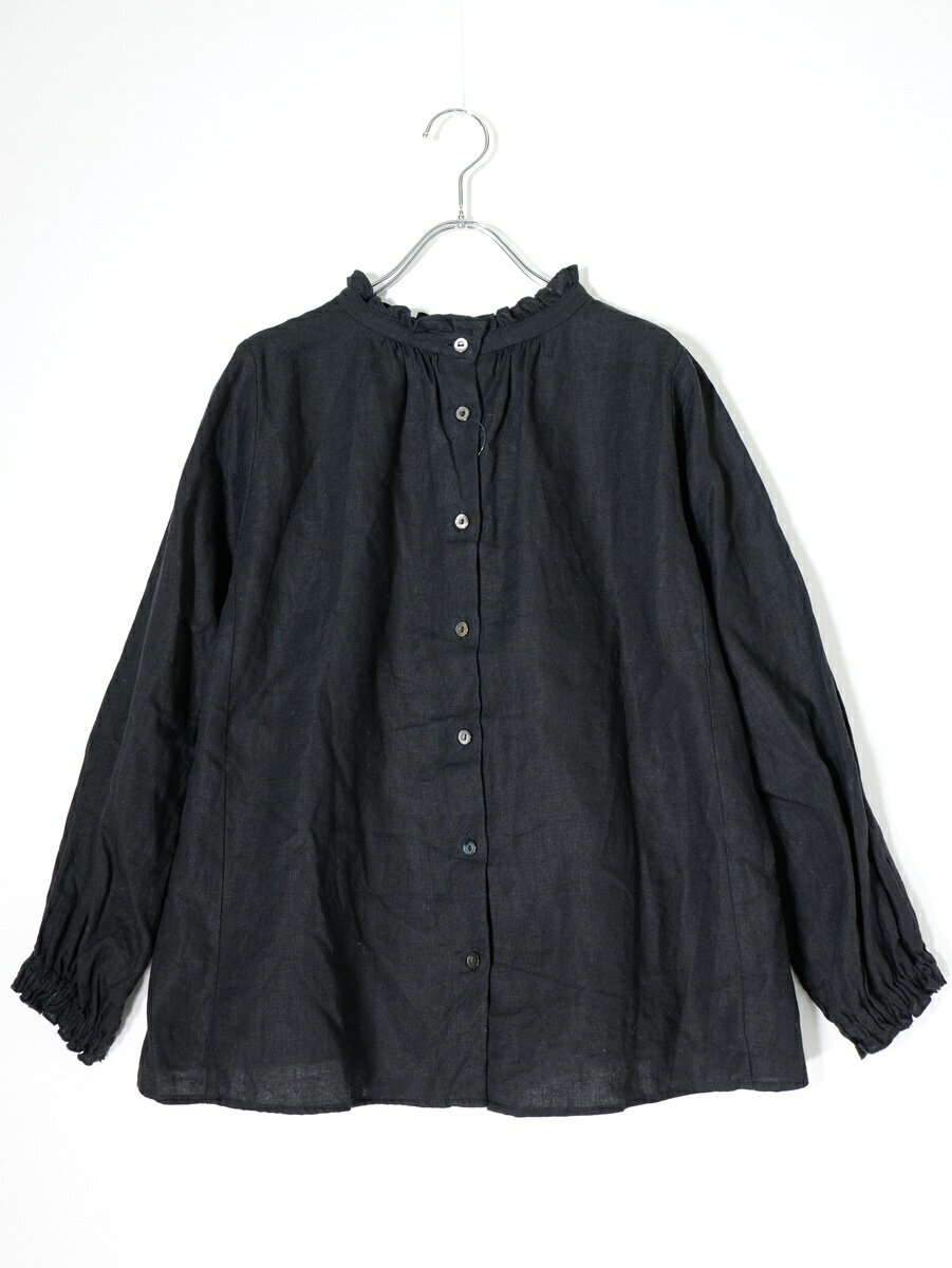 楽天市場】nest robe リネンスタンドフリルブラウスの通販