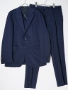 ARTISANアルチザン ピンストライプ1プリーツ シングル2Bスーツ59-02SY02【MSTA76025】【ネイビー】【L】【中古】【沖縄.離島以外 送料無料】【DM240917】