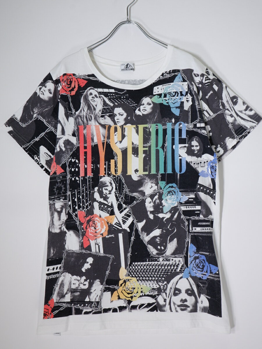 初期　HYSTERIC GLAMOUR 総柄Tシャツ　半袖 楽天市場】HYSTERIC GLAMOUR（ヒステリック・グラマー）「総柄Tシャツ