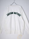 ジャクソンマティスJACKSON MATISSE 2023AW フェルトロゴ スウェット新品【MTSA73229】【ホワイト】【M】【未使用】【沖縄.離島以外 送料無料】【DM231113】