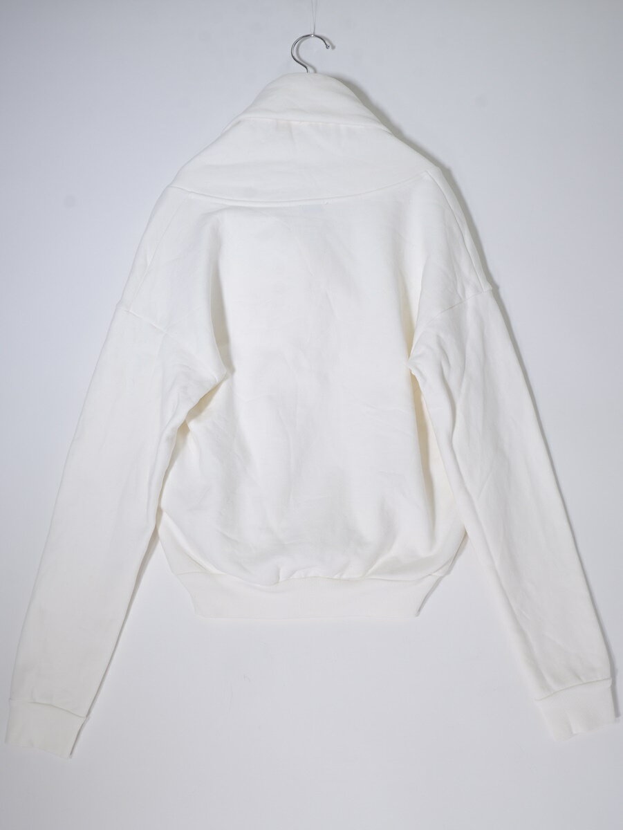 SAINT LAURENT PARISサンローラン パリ 2023AW レディース Shawl Neck Sweatshirt ショールネック スウェットシャツ【LTSA77131】【ホワイト】【XS】【中古】【沖縄.離島以外 送料無料】【DM250121】