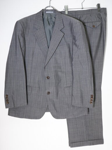 BURBERRY LONDONバーバリーロンドン 高級羊毛モヘヤ ピンストライプスーツ セットアップ ジャケットパンツ【MSTA72531】【グレー系】【98-92-165 BB4】【中古】【2点以上同時購入で送料無料】【DM230912】 BURBERRY LONDONバーバリーロンドン 高級羊毛モヘヤ ピンストライプスーツ セットアップ ジャケットパンツ【MSTA72531】【グレー系】【98-92-165 BB4】【中古】【2点以上同時購入で送料無料】【DM230912】