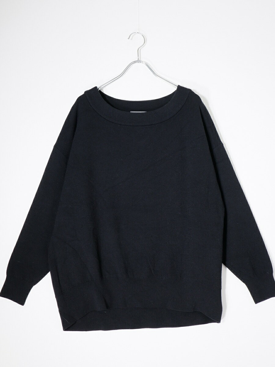 AP STUDIOエーピー ストゥディオL'Appartementアパルトモン 2025AW EVERYDAY I LIKE. リラックスオフショルダーニット(ドゥーズィエムクラスでも販売)【LKNA80132】【ブラック】【フリー】【中古】【沖縄.離島以外 送料無料】【DM260217】