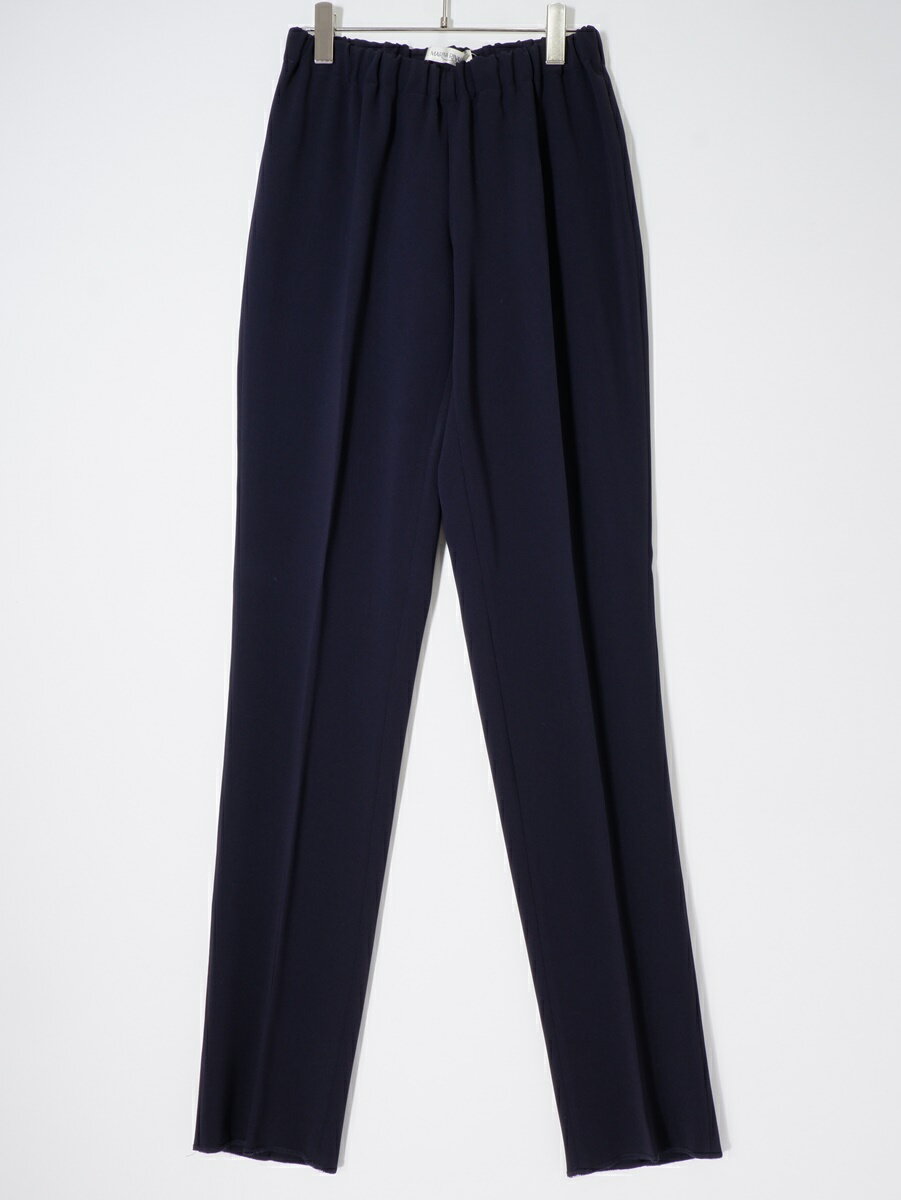 MARINA RINALDIマリナリナルディ 大きいサイズ トリアセテート イージーパンツ【LPTA77932】【ネイビー】【13】【中古】【沖縄.離島以外 送料無料】【DM250429】