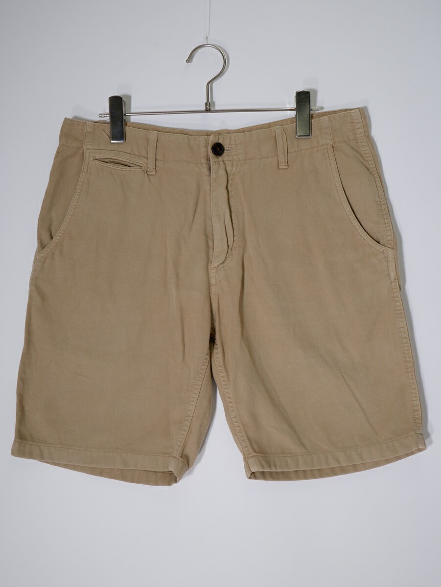 Rakuten - Ron Harmanロンハーマン Cormac Pleated Shorts Pantsチノショーツ ショートパンツ【MHPA78932】【ベージュ】【M】【中古】【沖縄.離島以外 送料無料】【DM250729】