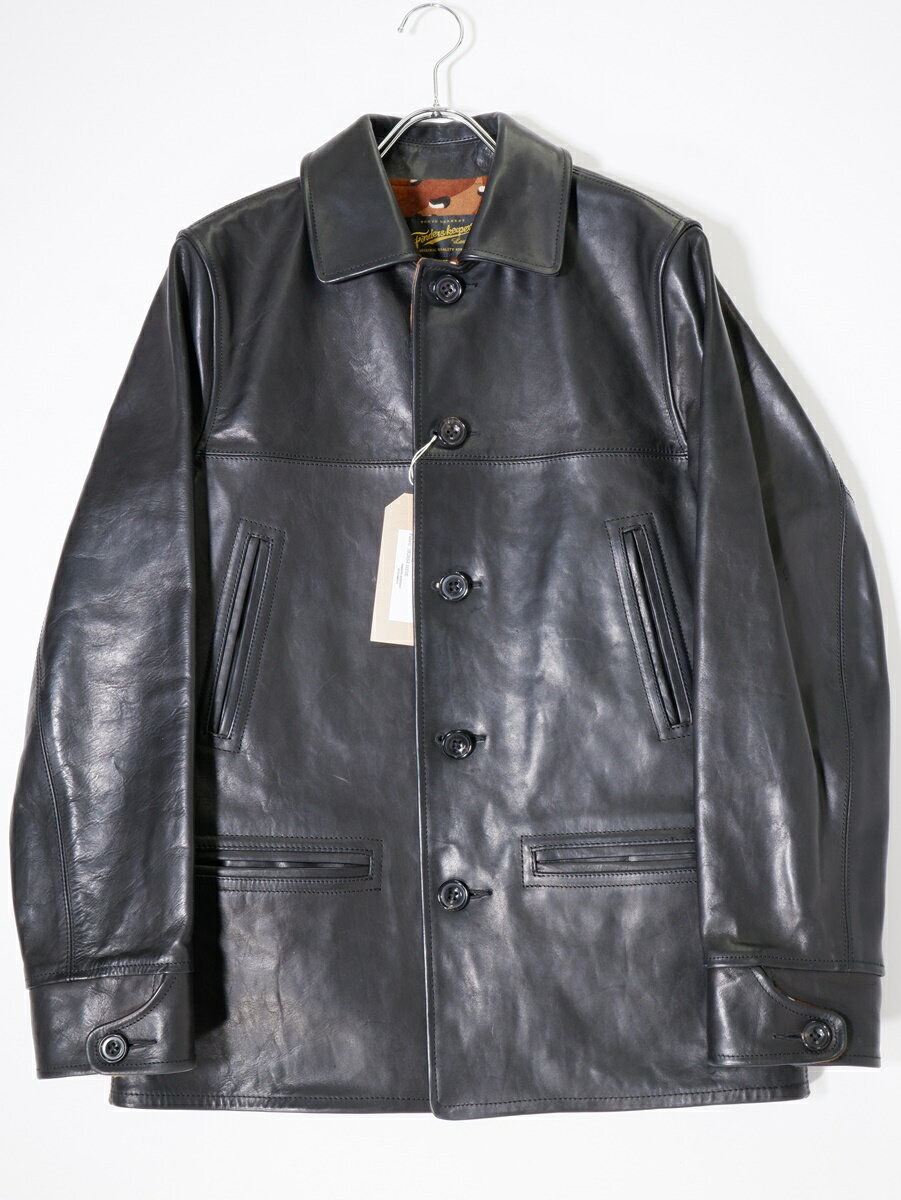 FINDERS KEEPERS/ファインダーズキーパーズ HORSE HIDE FK-CAR COAT/2ND/DESSERTCAMOホースハイドカーコート ジャケット新品【MJKA73933】【ブラック】【M】【未使用】【沖縄.離島以外 送料無料】【DM240115】