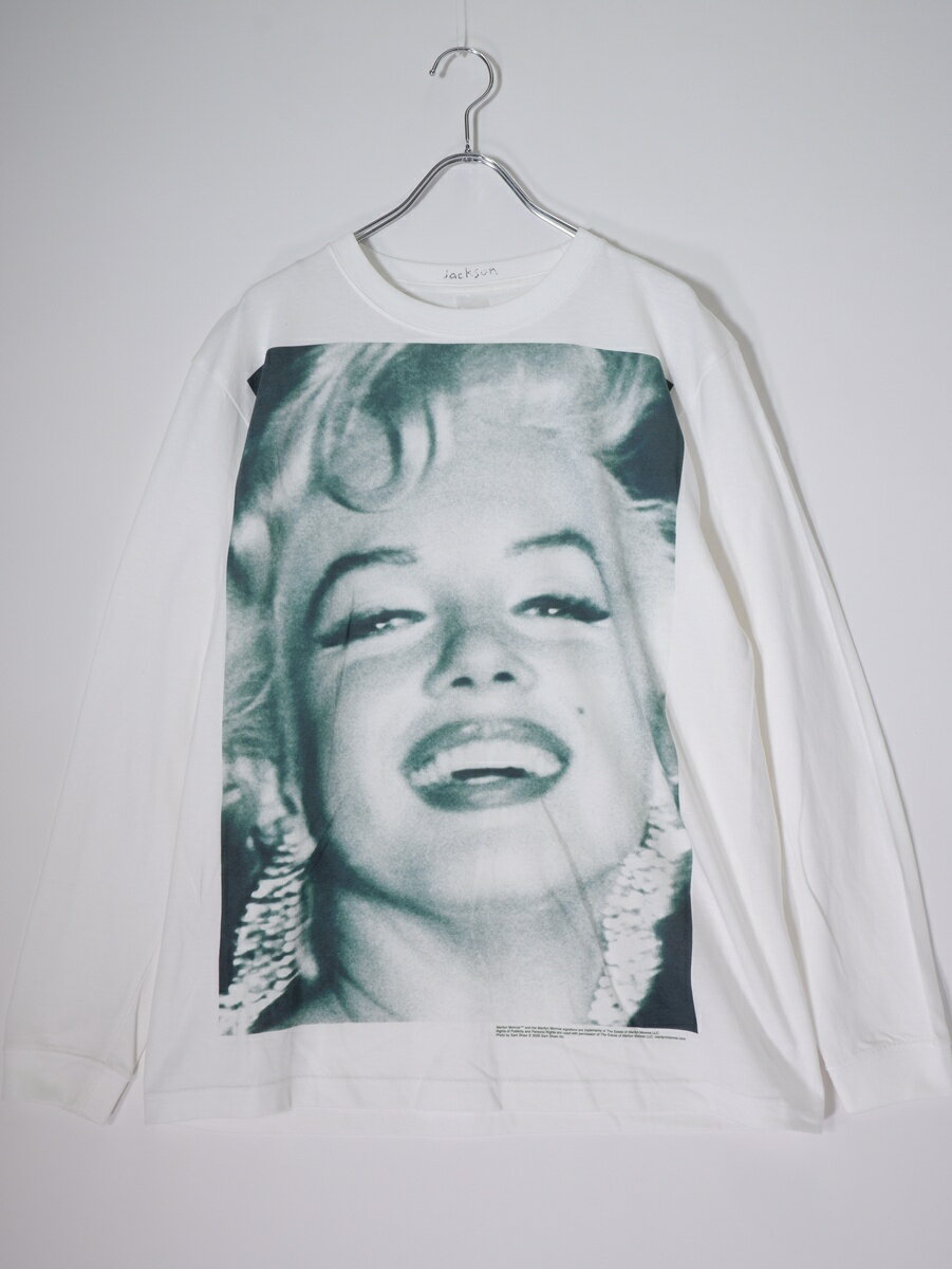 Rakuten - JACKSON MATISSEジャクソンマティス 2026SS MARILYN MONROE 長袖Tシャツ新品【MTSA81934】【ホワイト|グリーン】【L】【未使用】【沖縄.離島以外 送料無料】【DM260507】