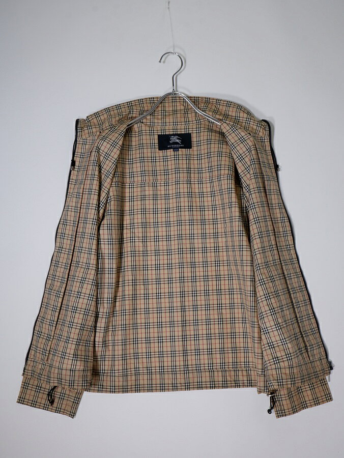BURBERRY LONDONバーバリー ロンドン 定番ノバチェック スタンドカラージップブルゾン ジャケット LJKA8383 filt-10065804 ブランド古着の買取販売 渋谷FILT サンプル画像3
