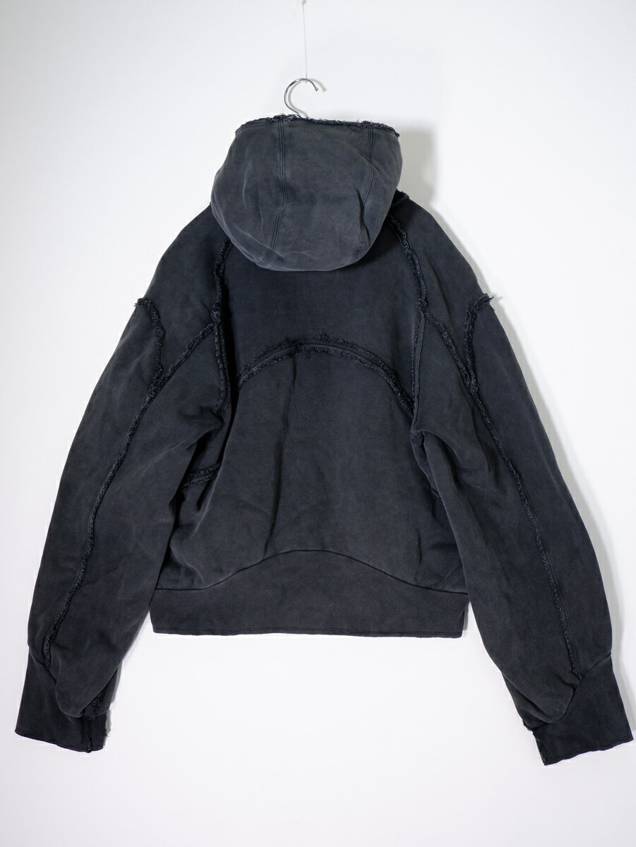 STRONGストロングOUR's STRONG 005 BROKEN HOODIE (GREY)ジップスウェットパーカー【MTSA80335】【GREY】【L】【中古】【沖縄.離島以外 送料無料】【DM251230】 2